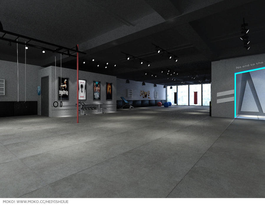 成都跆拳道館裝修設計《少林精武跆拳道》|室內設計|空間/建筑|成都裝飾設計公司 - 原創(chuàng)設計作品 